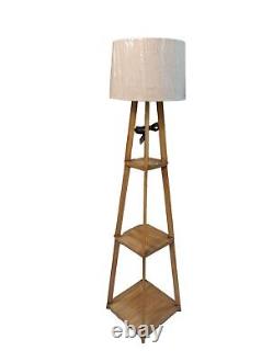 Modern Wooden Tripod Floor Lamp Stand Nautical Floor Shade Lamp Home Decor