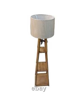 Modern Wooden Tripod Floor Lamp Stand Nautical Floor Shade Lamp Home Decor