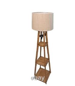 Modern Wooden Tripod Floor Lamp Stand Nautical Floor Shade Lamp Home Decor