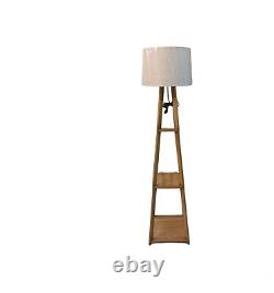 Modern Wooden Tripod Floor Lamp Stand Nautical Floor Shade Lamp Home Decor