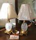 New! Set Of 2 Vintage Waterford Crystal 22 Bedside Table Lamp Shade # 931710