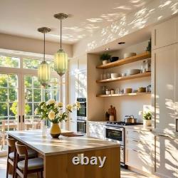 NEW Vintage Green Milk Glass Pendant Light Fixture Ceiling Lamp NEW Vintage Green Milk Glass Pendant Light Fixture Ceiling Lamp