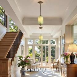 NEW Vintage Green Milk Glass Pendant Light Fixture Ceiling Lamp NEW Vintage Green Milk Glass Pendant Light Fixture Ceiling Lamp