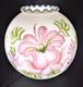 Nos! Vintage 10 Open Ball Glass Lamp Shade Hand Painted Floral Gwtw 4 Fitter