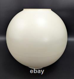 NOS! Vintage 10 Open Ball Glass Lamp Shade Hand Painted Roses GWTW 4 Fitter