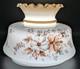 Nos! Vintage 12 Dia. White Milk Glass Hurricane Parlor Lamp Shade 9-3/4 Fitter