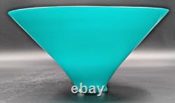 NOS! Vintage 9-1/2 Dia.'Emeralite' Green Cased Dome Glass Shade, 2-1/4 Fitter