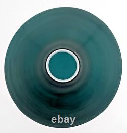 NOS! Vintage 9-1/2 Dia.'Emeralite' Green Cased Dome Glass Shade, 2-1/4 Fitter