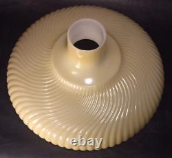 New 14 Antique Style Rib Swirl Nu-Gold Torchiere Lamp Shade Made in USA TS000