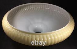 New 16 Antique Style Rib Swirl Nu-Gold Torchiere Lamp Shade Made in USA #TS022