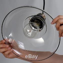 New Modern Vintage Industrial Retro Loft Glass Ceiling Lamp Shade Pendant Light