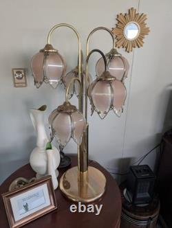 Original Vintage 5 Bloom Waterfall Lotus Lamp Original Vintage 5 Bloom Waterfall Lotus Lamp