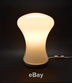 PAIR of VTG CZECH MODERNISM 1960's table lamps, Milk Glass Shade Great Design