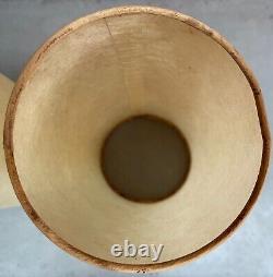 Pair Vintage 50s 60s Cylindrical Fiberglass Shade Inserts Mid Century Modern MCM