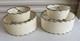 Pair Vintage Mid Century Modern Two 2 Tier Fiberglass Lamp Shades Mcm Set Nice