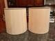 Pair Vintage Stiffel Lamp Shadesdrum Style16-1/2