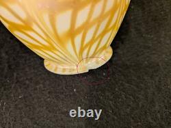 Pair of Quezal Art Glass Lampshades