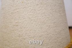 Pair of Vintage MCM, Mid Century Modern Lamp Shades Gold Trim 16 Tapered Drum