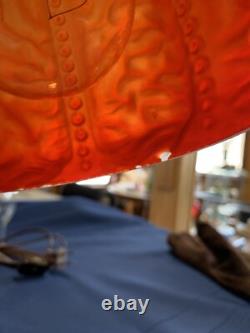 Pittsburg LBG Desk Lamp With Red Beaded Drape Lamp