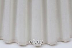 Pleated Fabric Large 21.5 x 16 Vintage 60's Empire Lamp Shade Pair Marbro Era