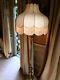 Pristine Con Vintage Victorian Downton Abbey Traditional Ivory Silkmix Lampshade