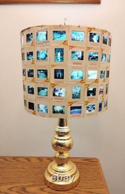 RARE One Of A Kind Vtg 35mm Slides Kodachrome Mid Century Americana lampshade