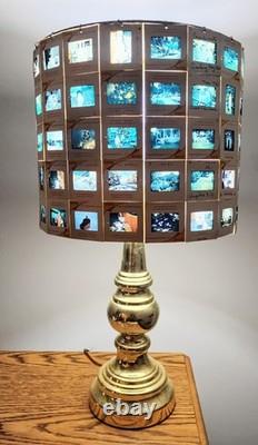 RARE One Of A Kind Vtg 35mm Slides Kodachrome Mid Century Americana lampshade