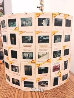 RARE One Of A Kind Vtg 35mm Slides Kodachrome Mid Century Americana lampshade