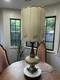 Rare Vintage Carl Falkenstein Lamp Hollywood Regency Mcm Brass Marble +shade