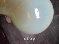 RARE Vintage Custard Vaseline Uranium Glass Ceiling Lamp Chandelier Shade