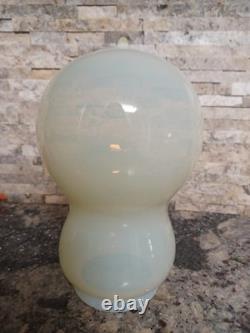 RARE Vintage Custard Vaseline Uranium Glass Ceiling Lamp Chandelier Shade