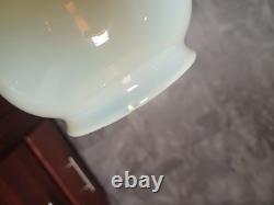 RARE Vintage Custard Vaseline Uranium Glass Ceiling Lamp Chandelier Shade