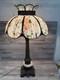Rare Vintage Tiffany Style Leaded Confetti Glass Lamp Shade, Super Nice, Read