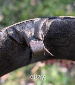 RARE Vintage Tindale Beaded Leopard Print Lamp Shade Mid Century Modern