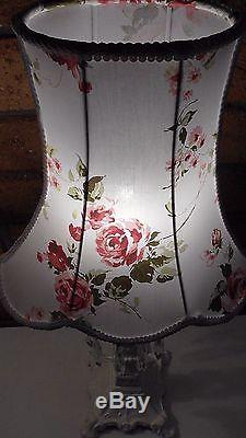Rachel Ashwell Floral Somerset Fabric Lampshades Shabby Chic Vintage Table Lamp