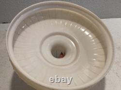 Rare Beautiful Original Antique Royal Craft Gold Glass Torchiere Lamp Shade 13