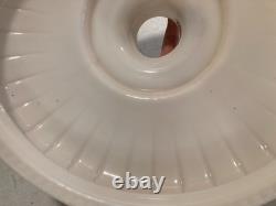 Rare Beautiful Original Antique Royal Craft Gold Glass Torchiere Lamp Shade 13