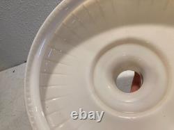 Rare Beautiful Original Antique Royal Craft Gold Glass Torchiere Lamp Shade 13