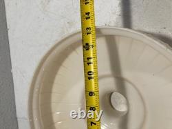 Rare Beautiful Original Antique Royal Craft Gold Glass Torchiere Lamp Shade 13
