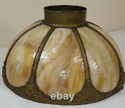 Rare Pressure Lantern Slag Glass Shade Knight Light Co, Chicago