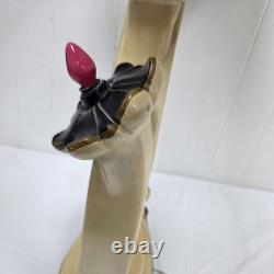 Rare Vintage 1950s Continental Art Lamp Mid Century Modern Fiberglass Shade