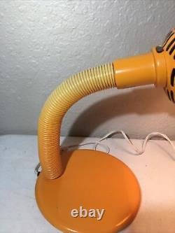 Rare Vintage 1981 Garfield UFS Desk Lamp with Ceramic Shade, Cat Light Gooseneck