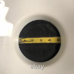 Rare Vintage Fenton Art Glass 14 White Silver Crest Lamp Shade