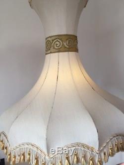 Rare Vintage Large Unique Floor Lamp Shade 26 Tall