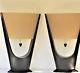 Rare Vintage Mid Century Modern Table Lamps With Shades Retro Eames Era