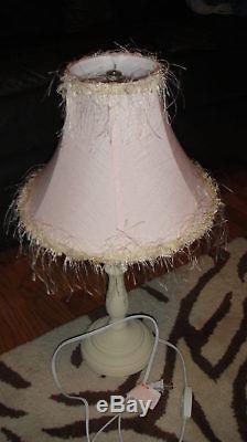 Rare Wendy Bellissimo Vintage Teaberry Lamp & Shade