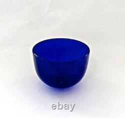 Rare set of 11 Unused Fenton Cobalt Chandelier Shades in Original Fenton Carton