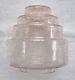 Reduceda Pair Of Vintage 1930s Art Deco Pink Stepped Glass Lamp Shades