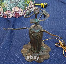 Reproduction of Antique Tiffany Studios Handel Style 3 Arms 20 Shade Lamp Base