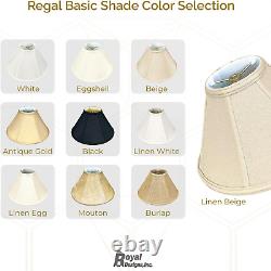 Royal Designs Empire Basic Lamp Shade, Beige, 5 X 14 X 9.5 (BS-706-14BG)